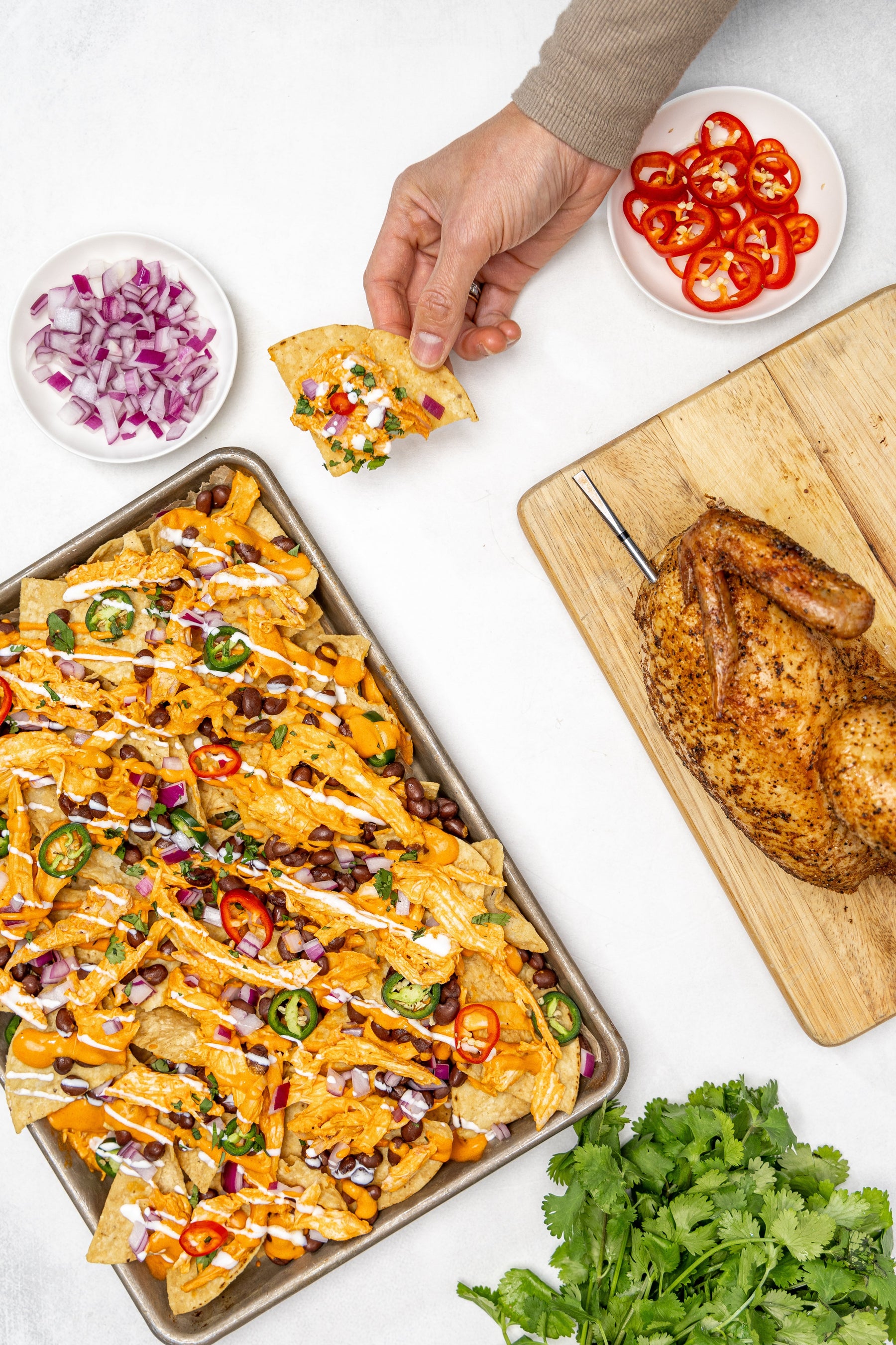Buffalo Chicken Nachos