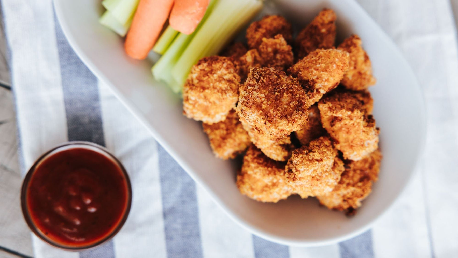 Smoked Popcorn Chicken