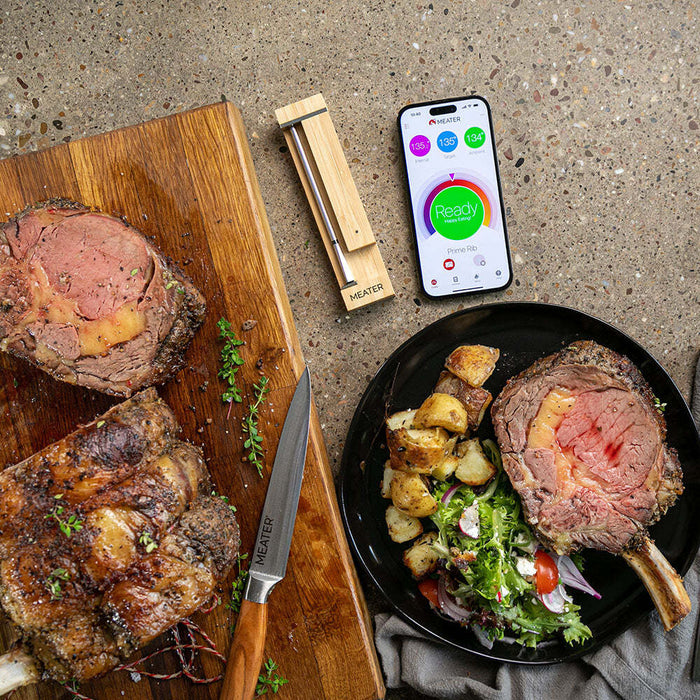 MEATER Pro / 2 Plus: The Next Generation Intelligent Meat Thermometer, Heat Resistant to 550°C, High Flow Rate 100% Waterproof, Multi-Sensor Technology for Kitchen and MEATER Pro / 2 Plus: The Next Generation Intelligent Meat Thermometer, Heat Resistant to 550°C, High Flow Rate 100% Waterproof, Multi-Sensor Technology for Kitchen and
